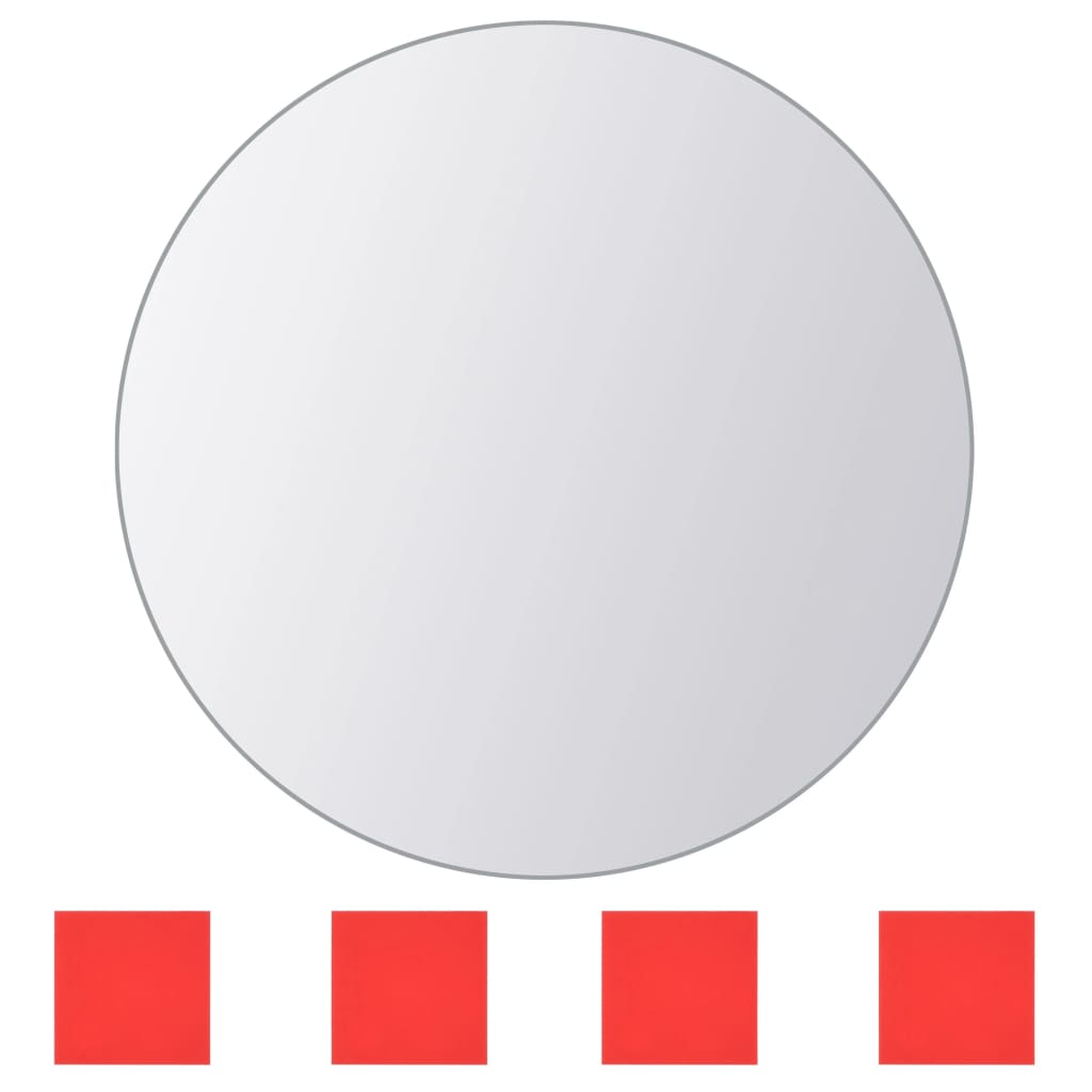 16 st Spiegeltegels rond glas is nu te koop bij PeponiXL, paradijselijk wonen!