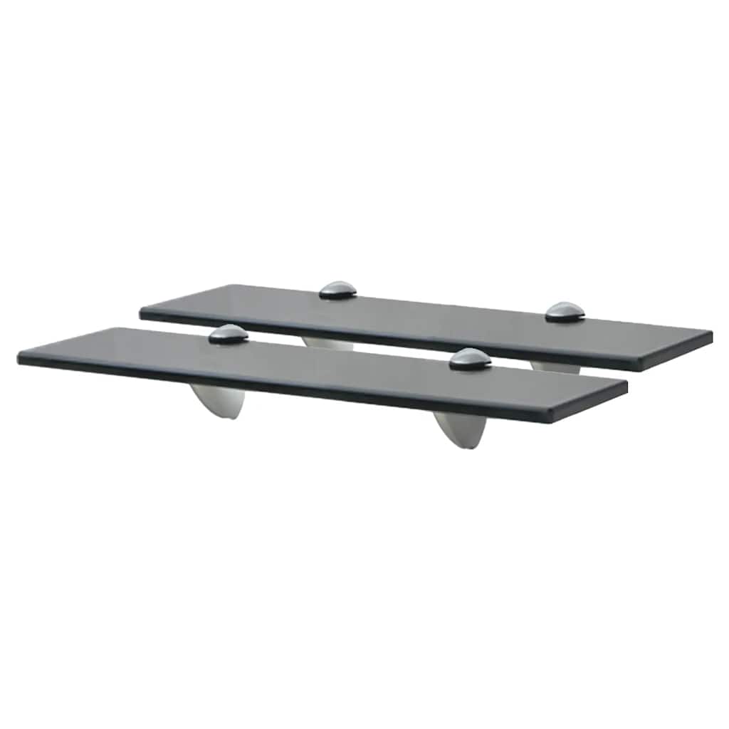 Schappen zwevend 2 st 40x10 cm 8 mm glas is nu te koop bij PeponiXL, paradijselijk wonen!