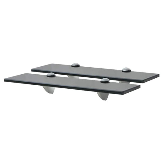 Schappen zwevend 2 st 40x10 cm 8 mm glas is nu te koop bij PeponiXL, paradijselijk wonen!