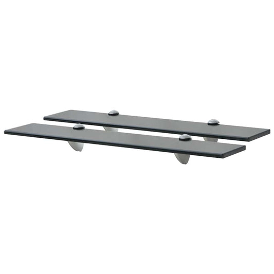 Schappen zwevend 2 st 60x10 cm 8 mm glas is nu te koop bij PeponiXL, paradijselijk wonen!
