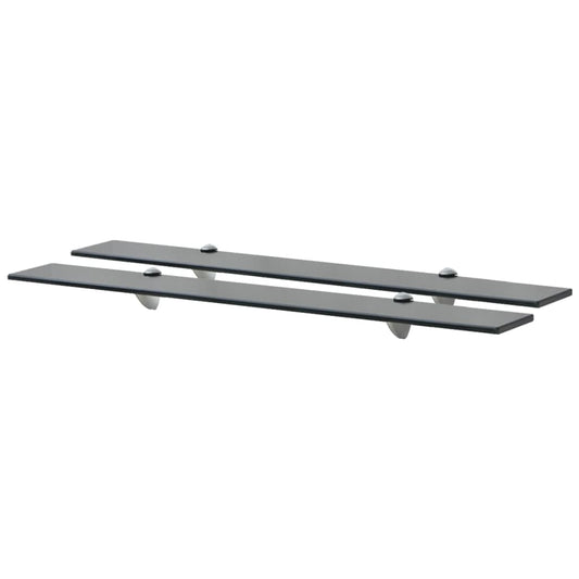 Schappen zwevend 2 st 80x10 cm 8 mm glas is nu te koop bij PeponiXL, paradijselijk wonen!