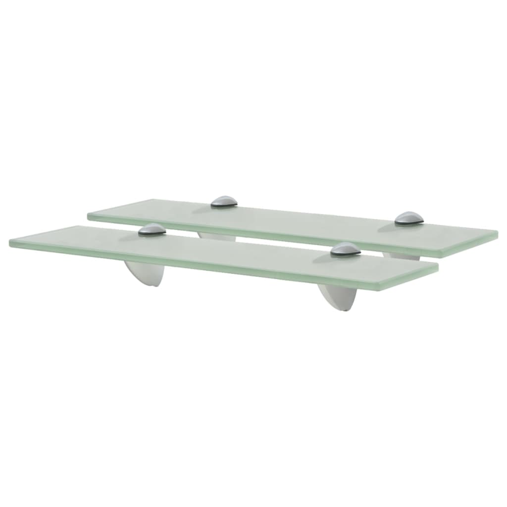 Schappen zwevend 2 st 40x10 cm 8 mm glas is nu te koop bij PeponiXL, paradijselijk wonen!