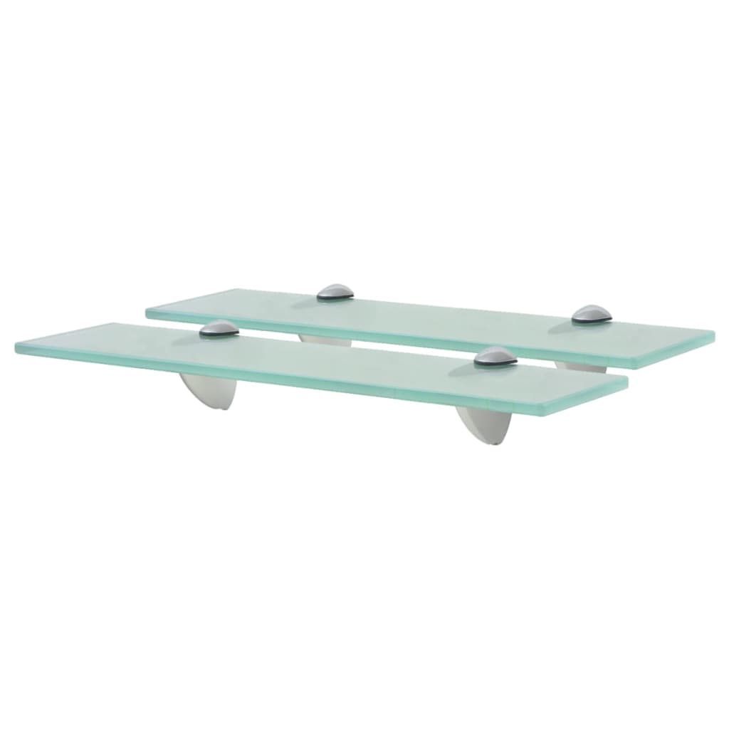 Schappen zwevend 2 st 40x20 cm 8 mm glas is nu te koop bij PeponiXL, paradijselijk wonen!