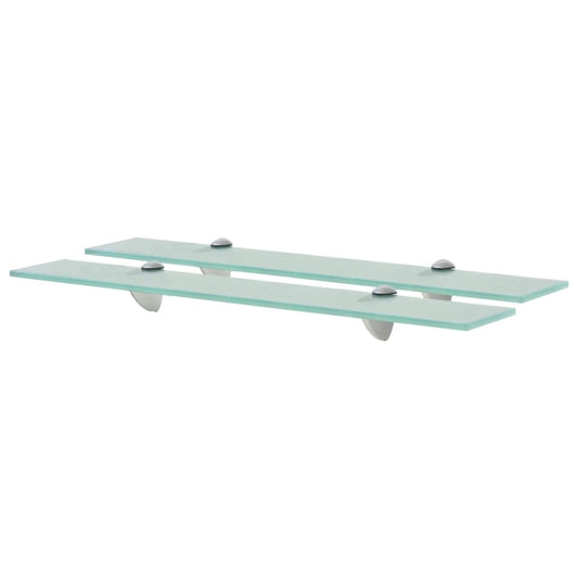 Schappen zwevend 2 st 60x20 cm 8 mm glas is nu te koop bij PeponiXL, paradijselijk wonen!