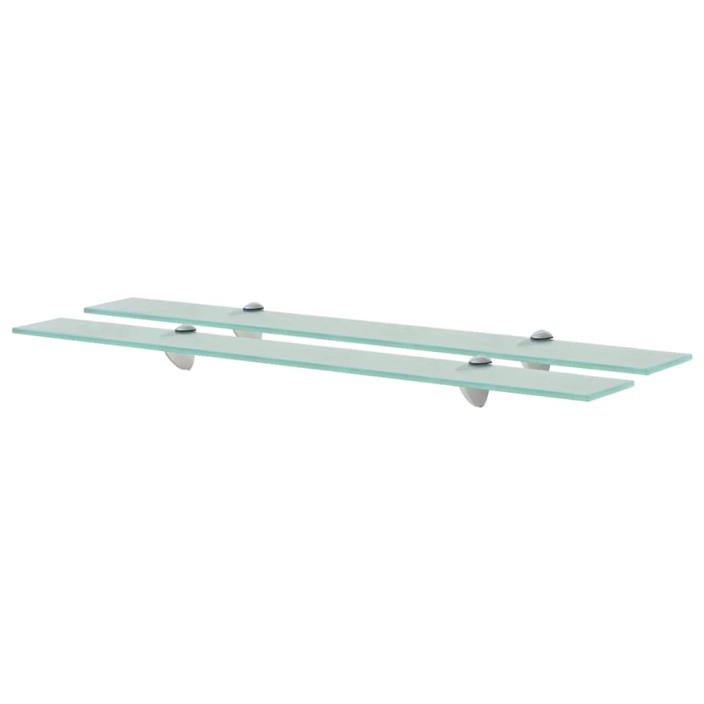 Schappen zwevend 2 st 80x20 cm 8 mm glas is nu te koop bij PeponiXL, paradijselijk wonen!