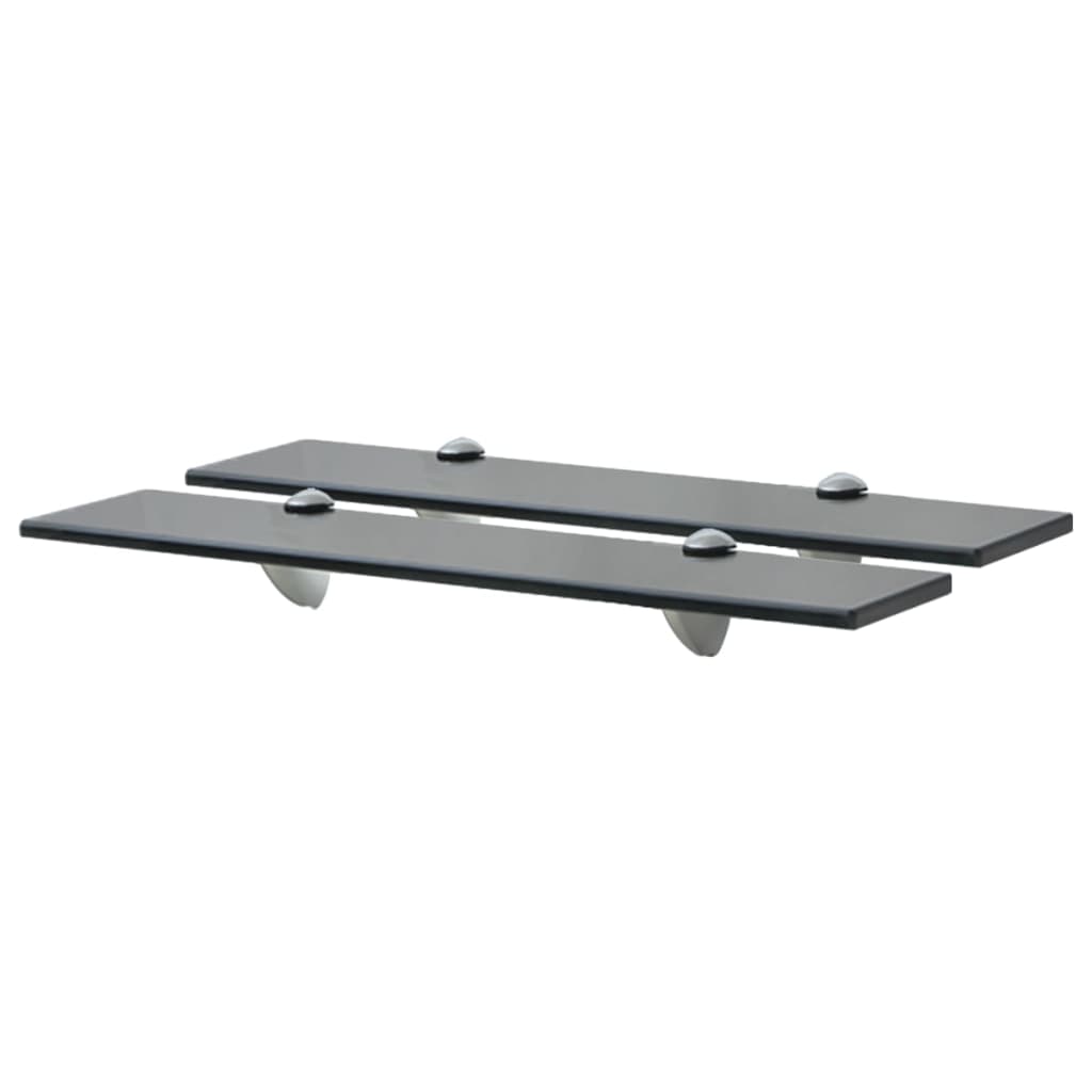 Schappen zwevend 2 st 50x20 cm 8 mm glas is nu te koop bij PeponiXL, paradijselijk wonen!