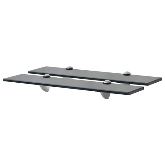 Schappen zwevend 2 st 50x20 cm 8 mm glas is nu te koop bij PeponiXL, paradijselijk wonen!