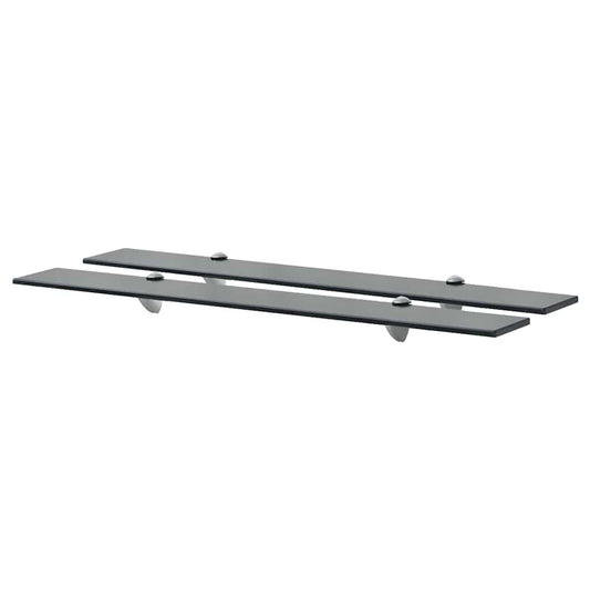 Schappen zwevend 2 st 80x20 cm 8 mm glas is nu te koop bij PeponiXL, paradijselijk wonen!