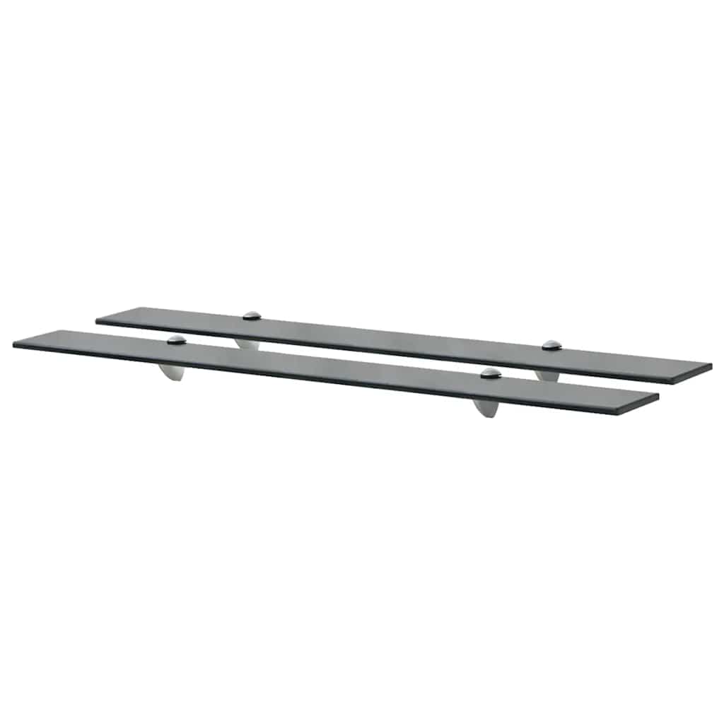 Schappen zwevend 2 st 90x20 cm 8 mm glas is nu te koop bij PeponiXL, paradijselijk wonen!