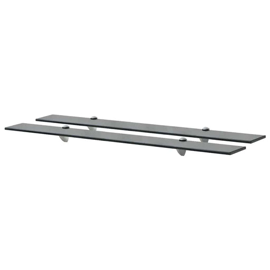Schappen zwevend 2 st 90x20 cm 8 mm glas is nu te koop bij PeponiXL, paradijselijk wonen!