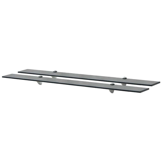 Schappen zwevend 2 st 100x20 cm 8 mm glas is nu te koop bij PeponiXL, paradijselijk wonen!