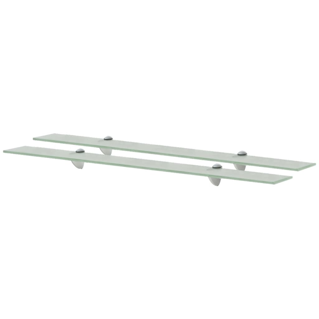 Schappen zwevend 2 st 90x20 cm 8 mm glas is nu te koop bij PeponiXL, paradijselijk wonen!