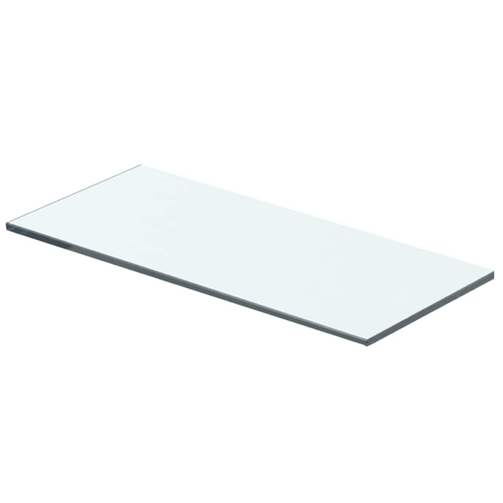 Schappen 2 st 40x12 cm glas transparant is nu te koop bij PeponiXL, paradijselijk wonen!