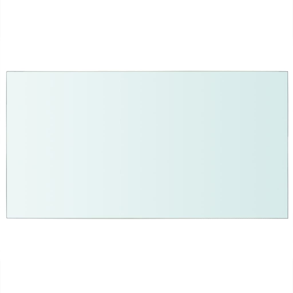 Schappen 2 st 40x25 cm glas transparant is nu te koop bij PeponiXL, paradijselijk wonen!