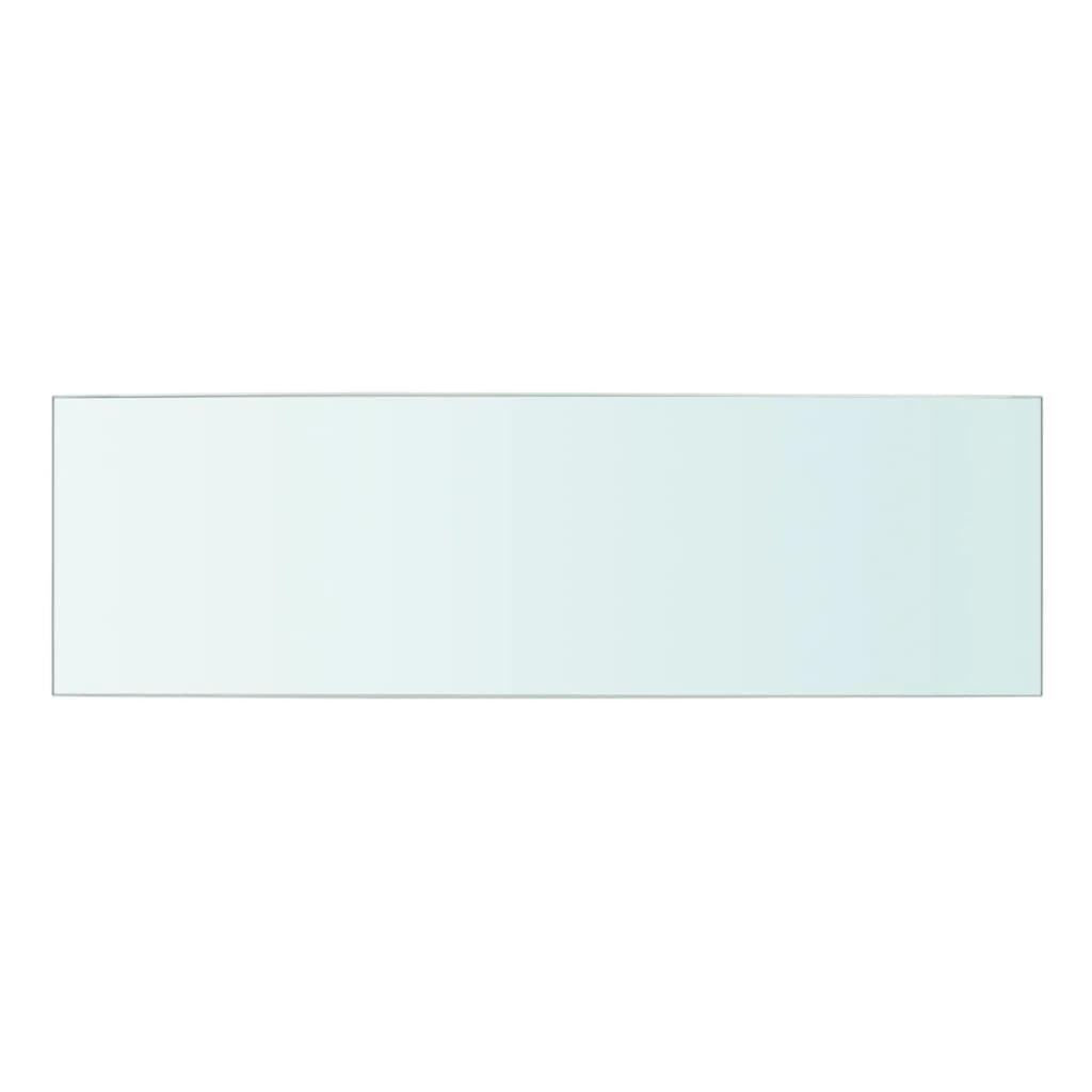 Schappen 2 st 50x15 cm glas transparant is nu te koop bij PeponiXL, paradijselijk wonen!