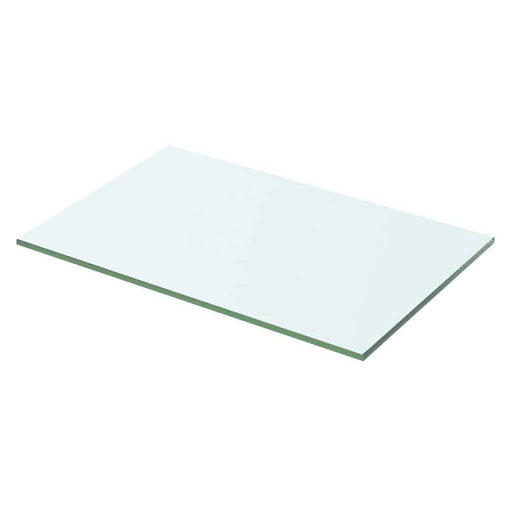 Schappen 2 st 50x25 cm glas transparant is nu te koop bij PeponiXL, paradijselijk wonen!