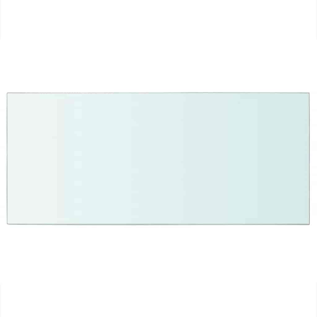 Schappen 2 st 50x25 cm glas transparant is nu te koop bij PeponiXL, paradijselijk wonen!