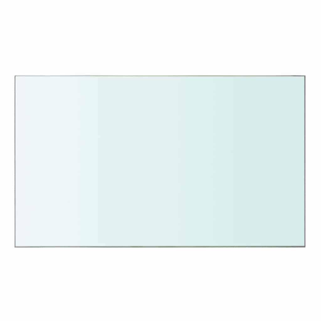 Schappen 2 st 50x30 cm glas transparant is nu te koop bij PeponiXL, paradijselijk wonen!