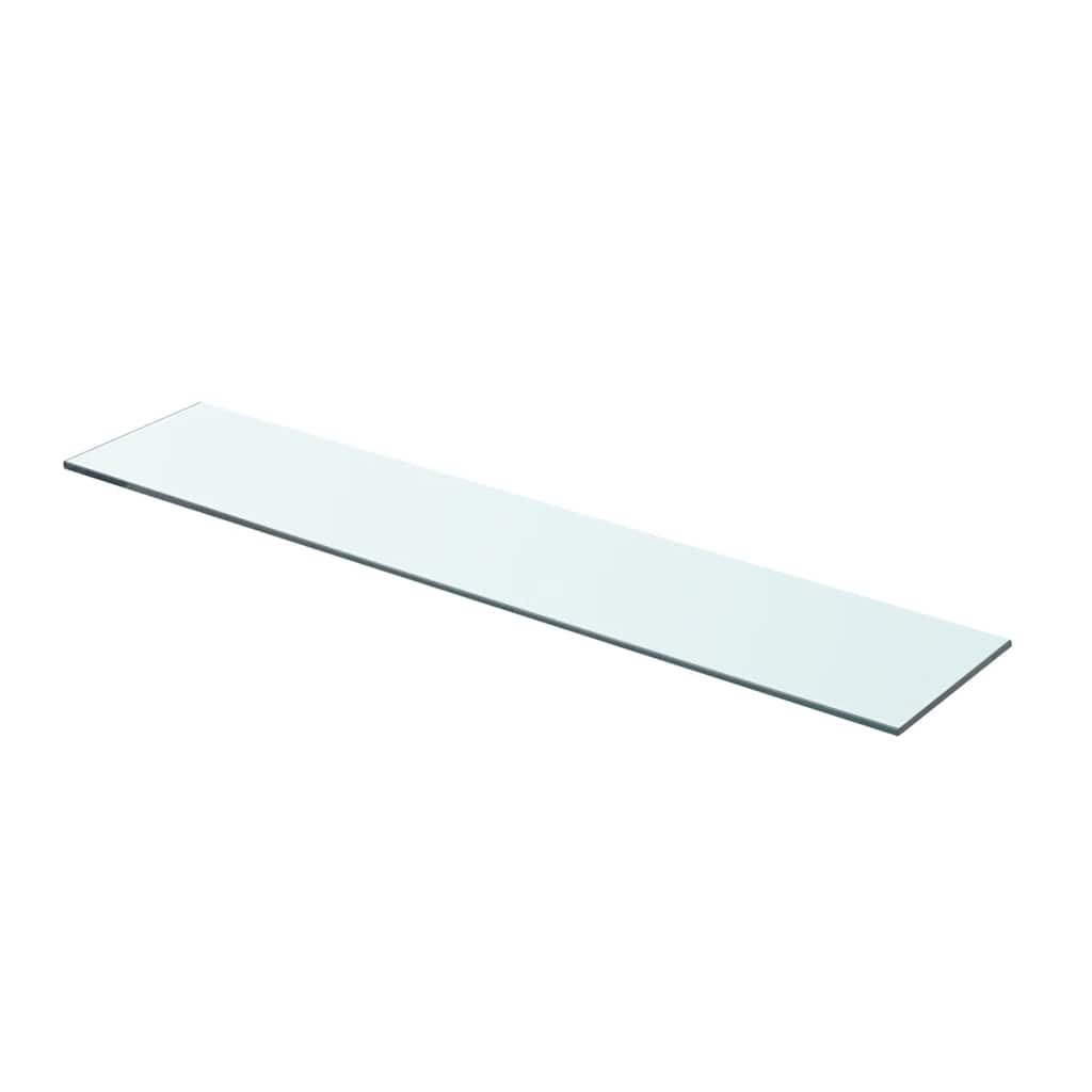 Schappen 2 st 70x15 cm glas transparant is nu te koop bij PeponiXL, paradijselijk wonen!