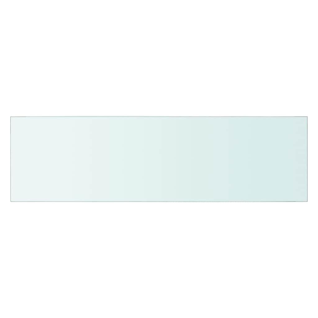Schappen 2 st 70x20 cm glas transparant is nu te koop bij PeponiXL, paradijselijk wonen!
