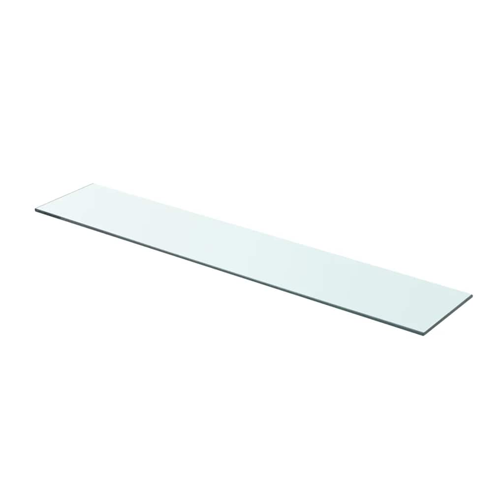 Schappen 2 st 80x15 cm glas transparant is nu te koop bij PeponiXL, paradijselijk wonen!
