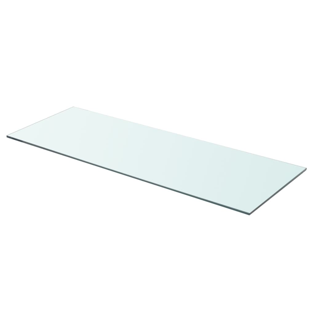 Schappen 2 st 80x30 cm glas transparant is nu te koop bij PeponiXL, paradijselijk wonen!