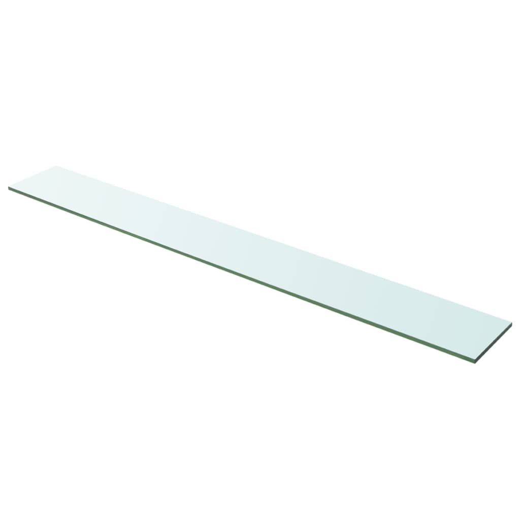 Schappen 2 st 100x12 cm glas transparant is nu te koop bij PeponiXL, paradijselijk wonen!