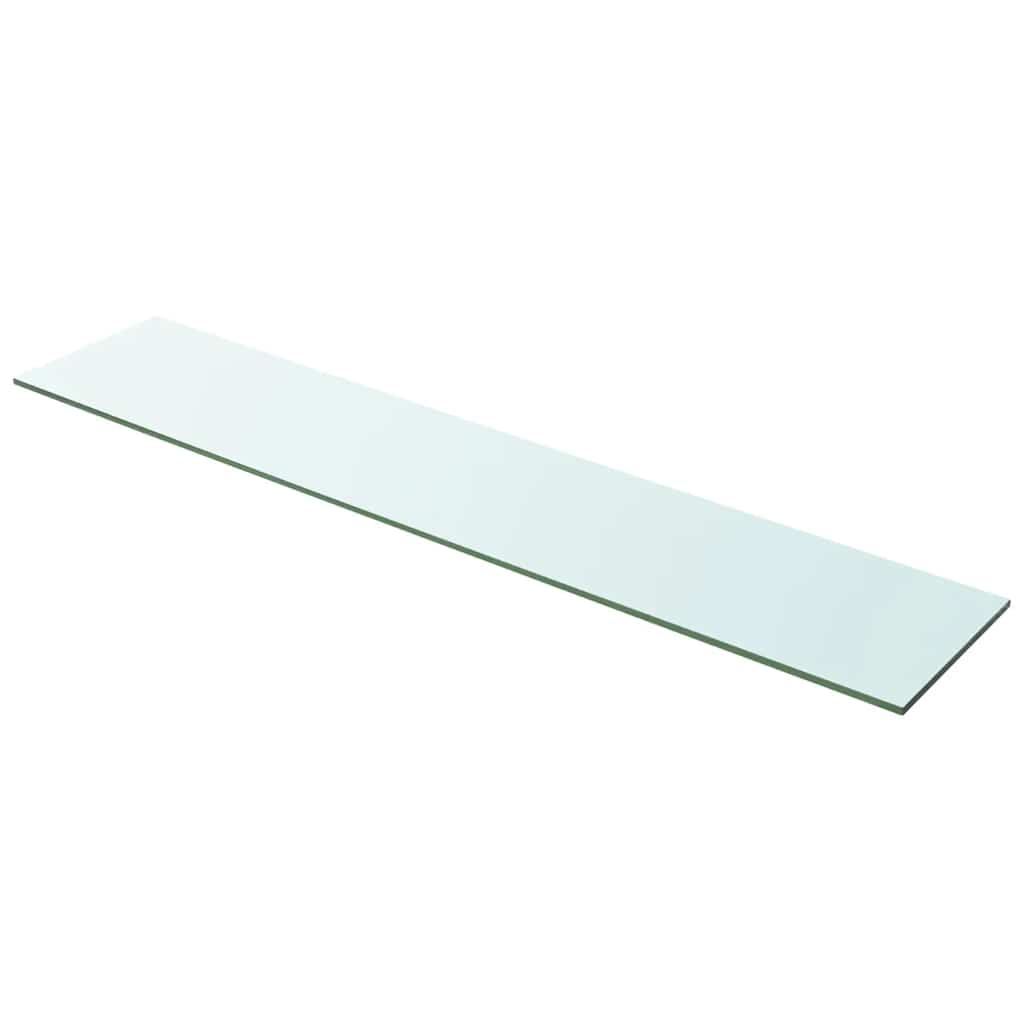 Schappen 2 st 100x20 cm glas transparant is nu te koop bij PeponiXL, paradijselijk wonen!