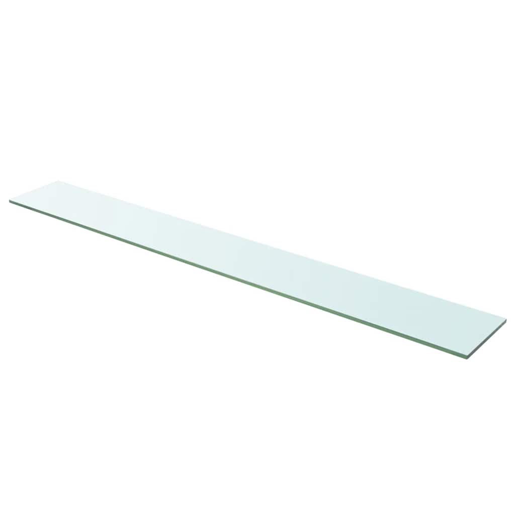 Schappen 2 st 110x15 cm glas transparant is nu te koop bij PeponiXL, paradijselijk wonen!