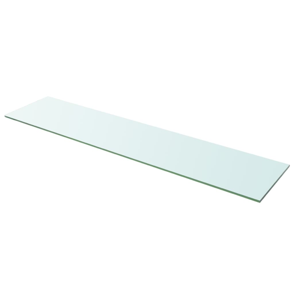 Schappen 2 st 110x25 cm glas transparant is nu te koop bij PeponiXL, paradijselijk wonen!