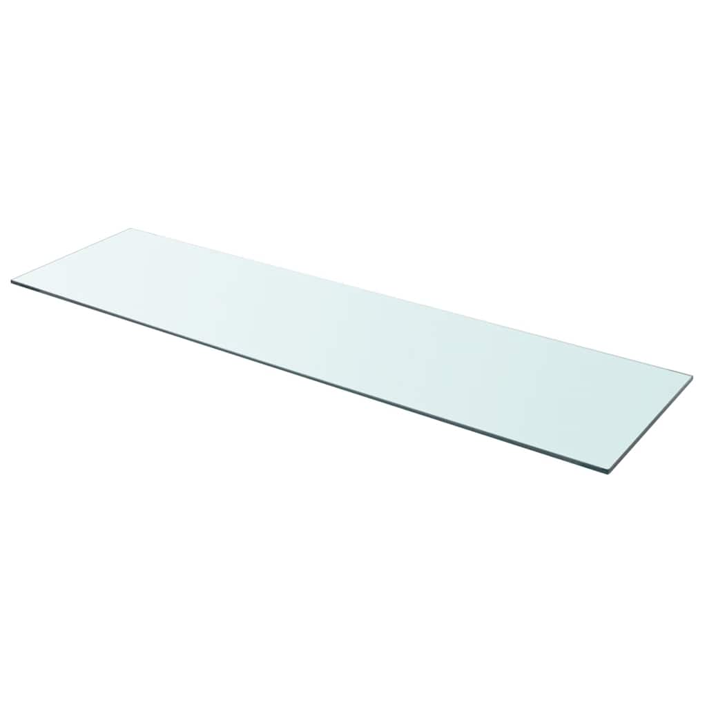 Schappen 2 st 110x30 cm glas transparant is nu te koop bij PeponiXL, paradijselijk wonen!