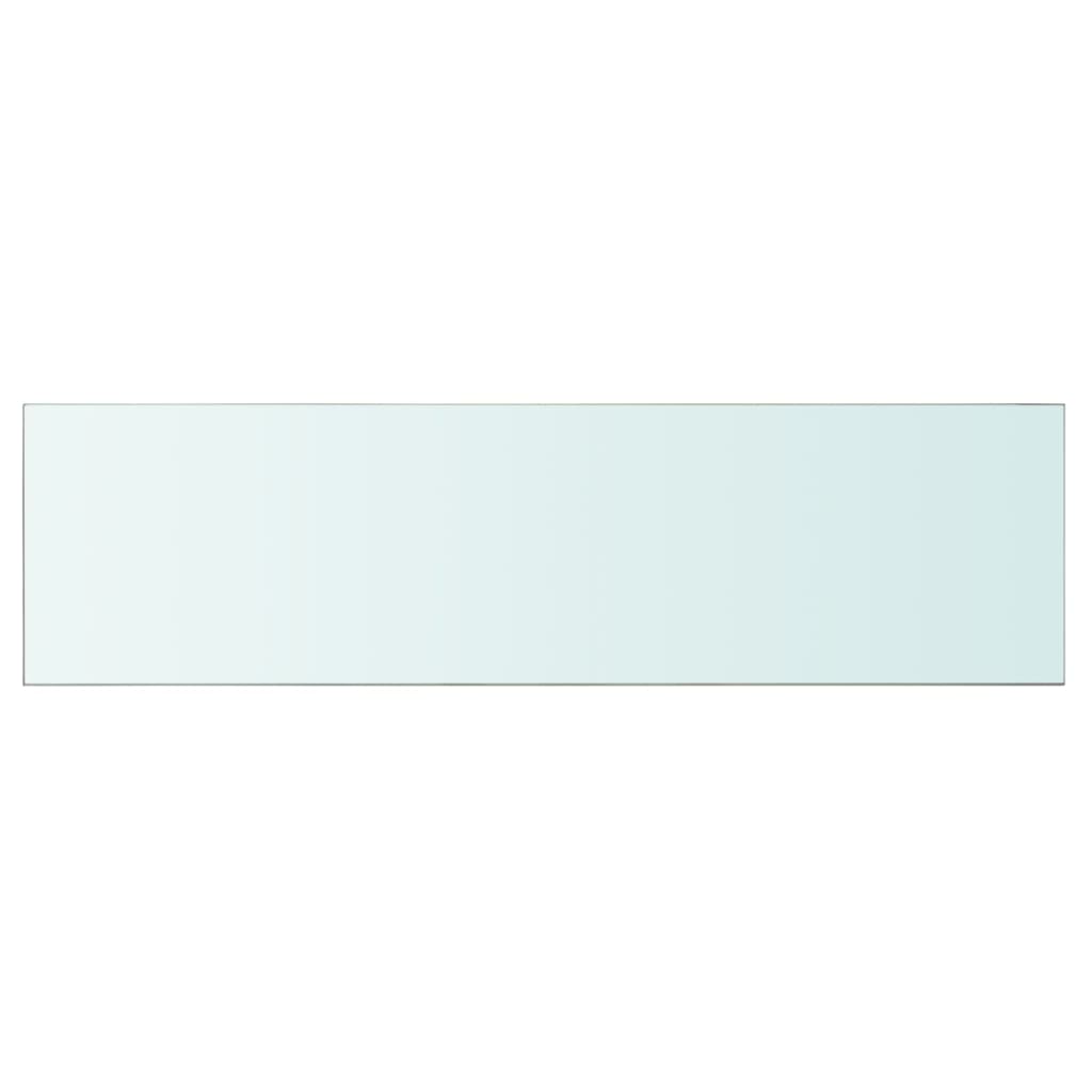 Schappen 2 st 110x30 cm glas transparant is nu te koop bij PeponiXL, paradijselijk wonen!