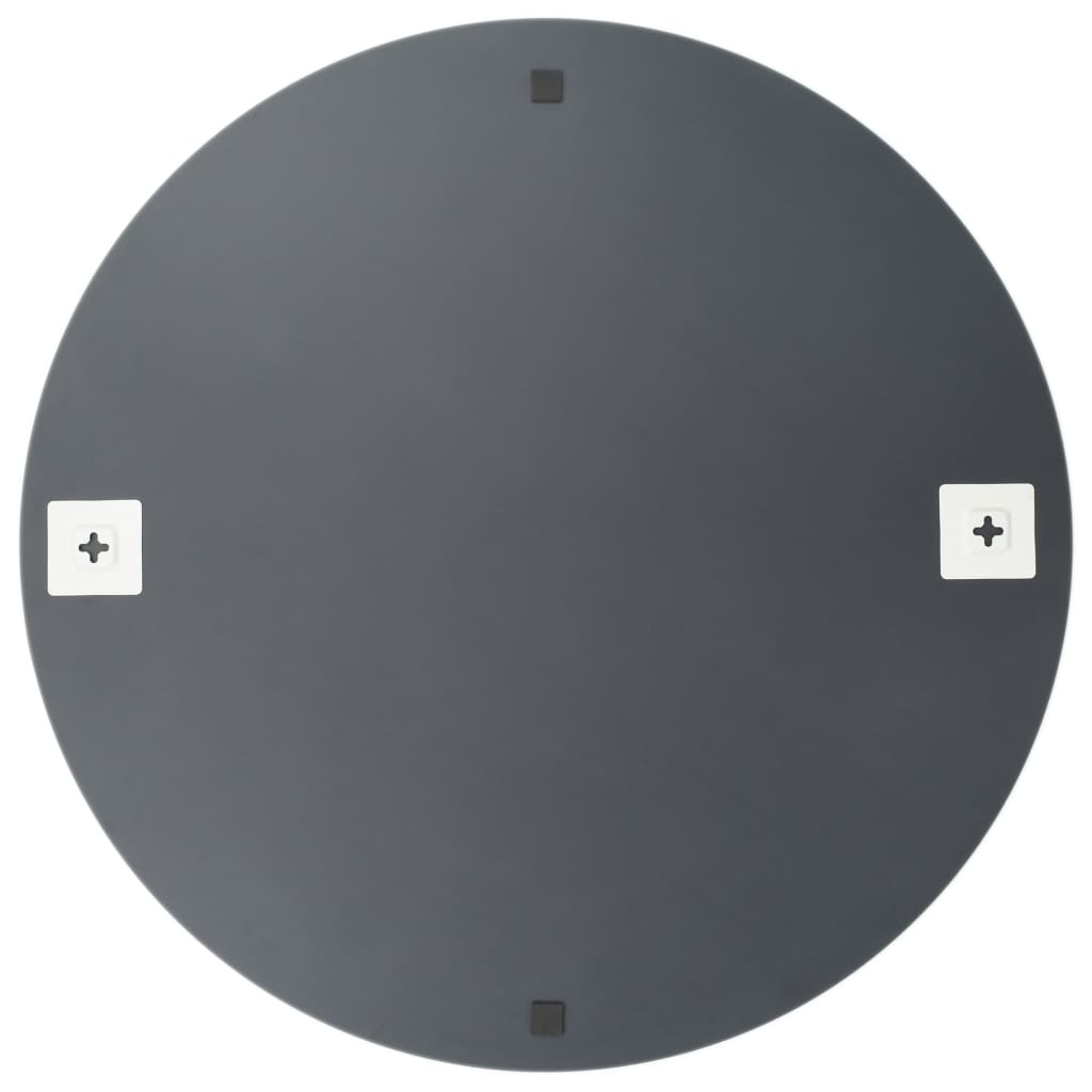 Wandspiegels 2 st rond 70 cm glas is nu te koop bij PeponiXL, paradijselijk wonen!