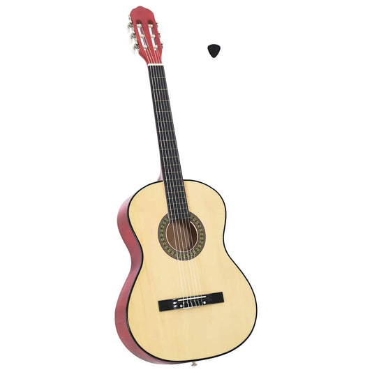 Gitaar klassiek beginner 4/4 39" lindenhout is nu te koop bij PeponiXL, paradijselijk wonen!