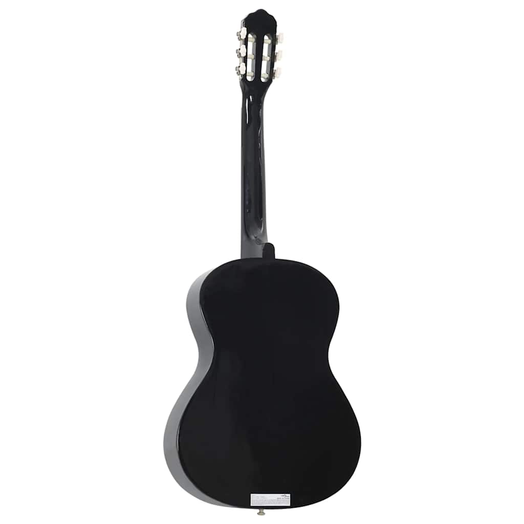 Gitaar klassiek beginner 4/4 39" lindenhout zwart is nu te koop bij PeponiXL, paradijselijk wonen!
