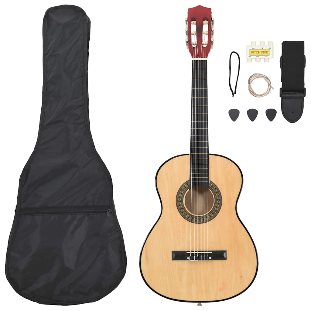 8-delige Gitaarset klassiek beginner 3/4 36" is nu te koop bij PeponiXL, paradijselijk wonen!