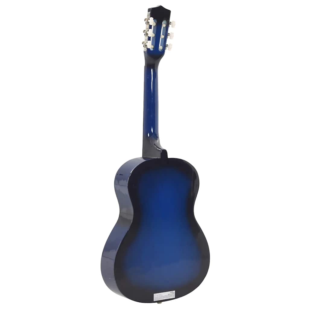 Gitaar klassiek beginner en kinderen 3/4 36" blauw is nu te koop bij PeponiXL, paradijselijk wonen!