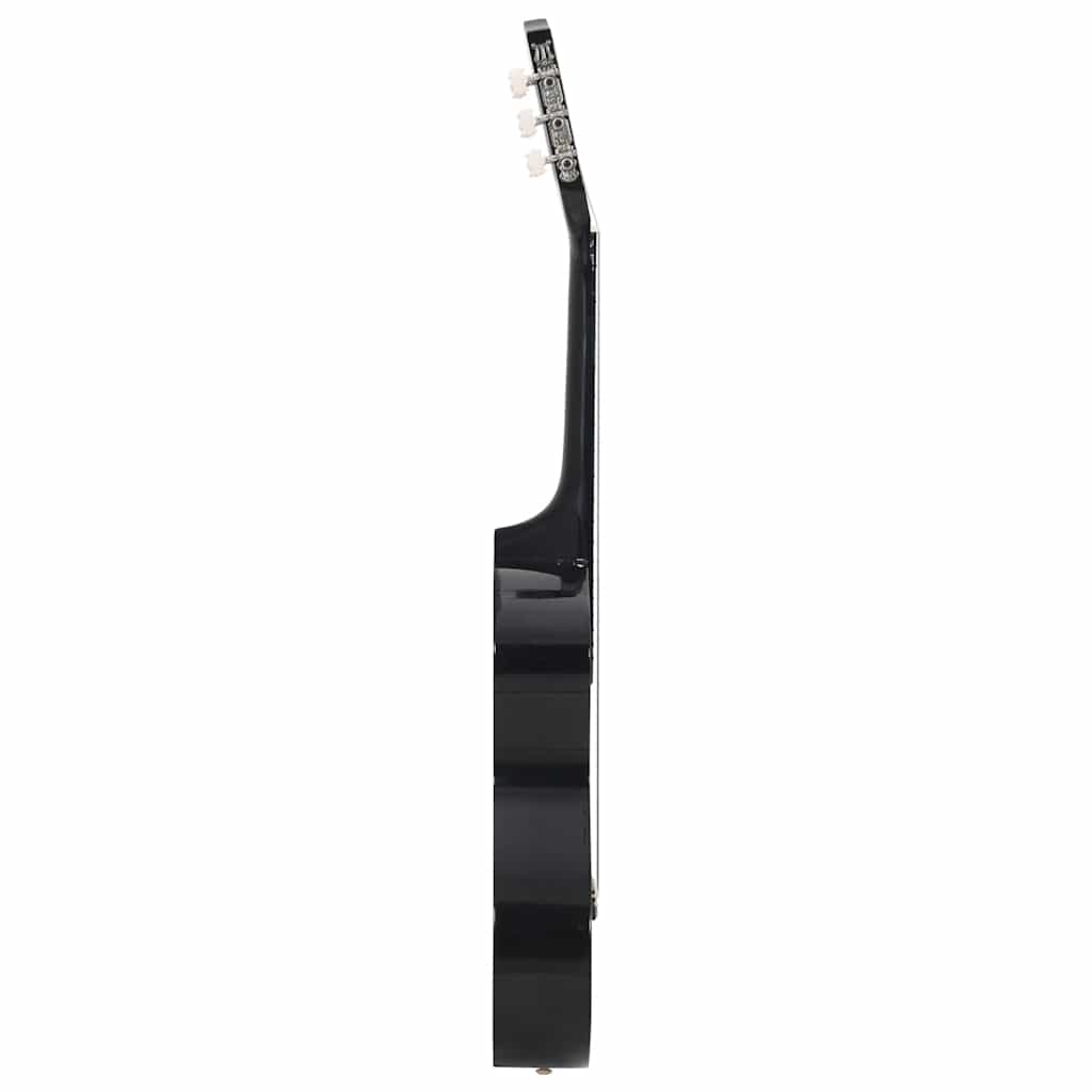 Gitaar klassiek beginner en kinderen 3/4 36" zwart is nu te koop bij PeponiXL, paradijselijk wonen!