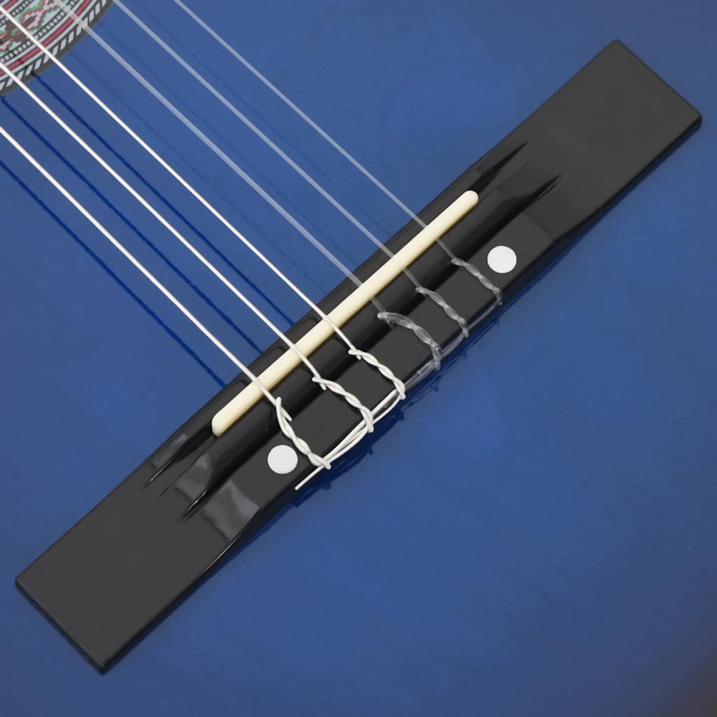 Gitaar cutaway met 6 snaren western klassiek 38" getint blauw is nu te koop bij PeponiXL, paradijselijk wonen!
