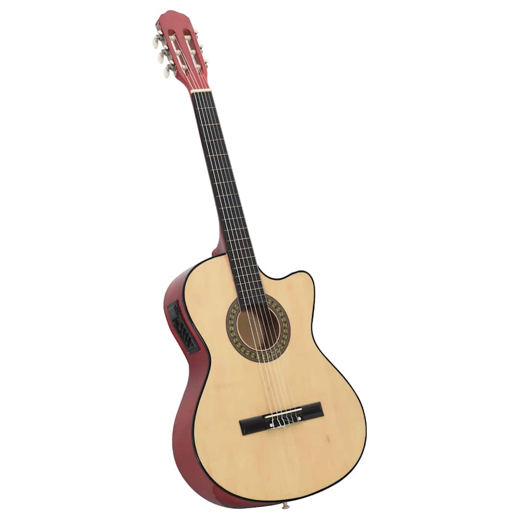 Gitaar cutaway met equalizer 6 snaren western klassiek is nu te koop bij PeponiXL, paradijselijk wonen!