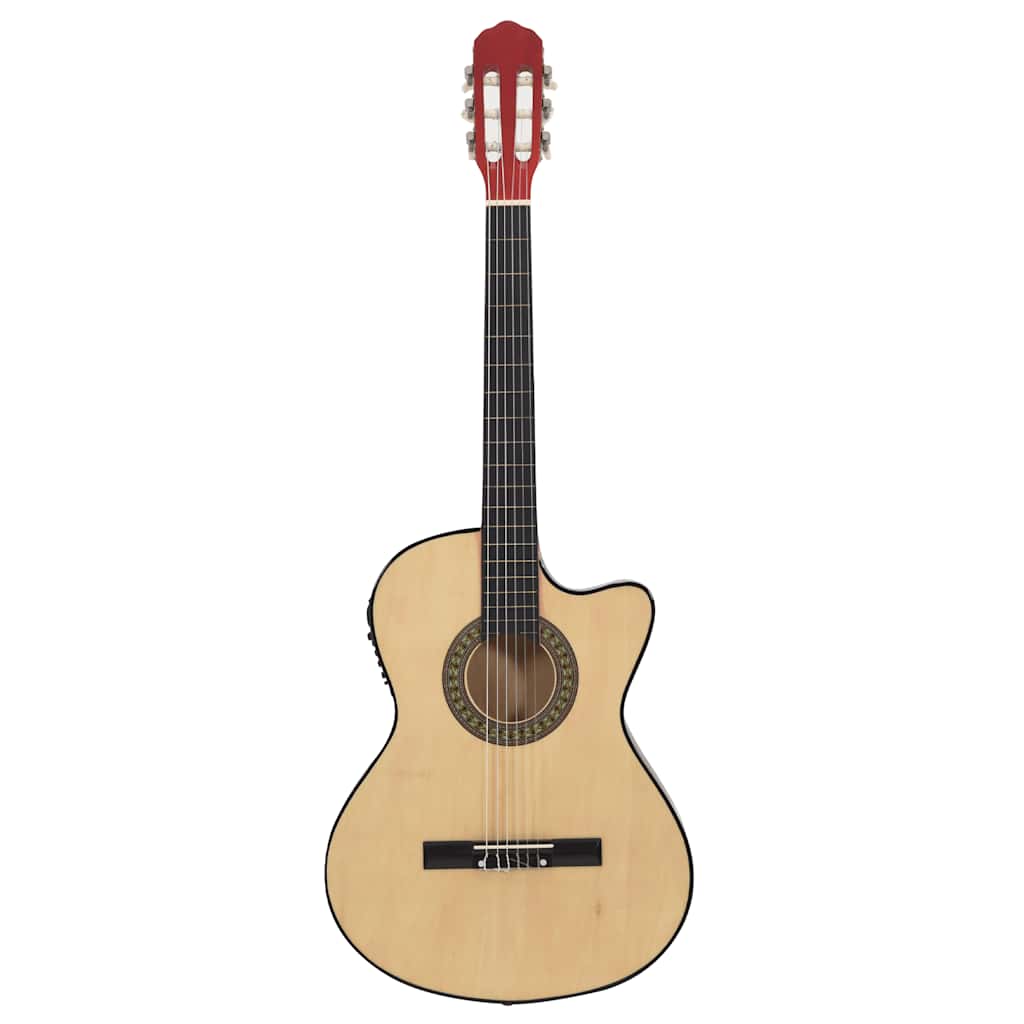 Gitaar cutaway met equalizer 6 snaren western klassiek is nu te koop bij PeponiXL, paradijselijk wonen!