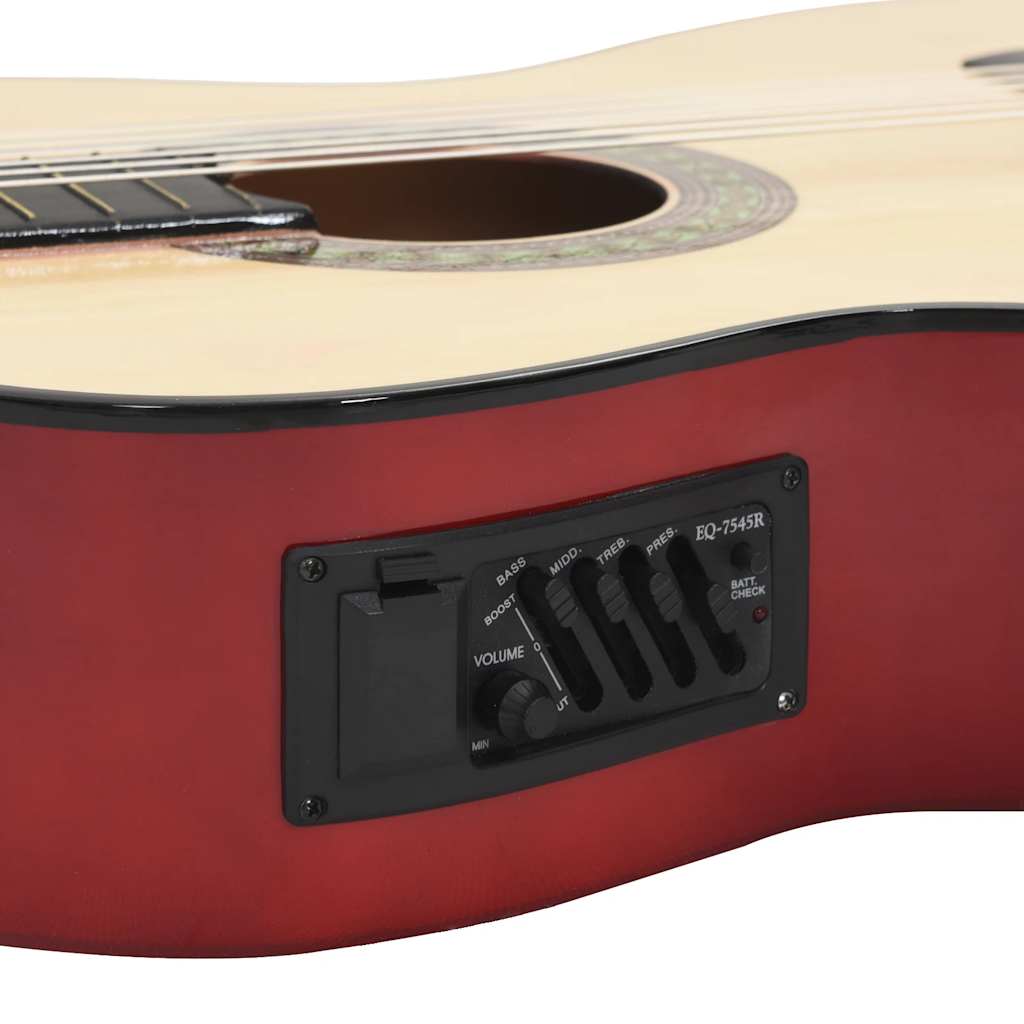 Gitaar cutaway met equalizer 6 snaren western klassiek is nu te koop bij PeponiXL, paradijselijk wonen!