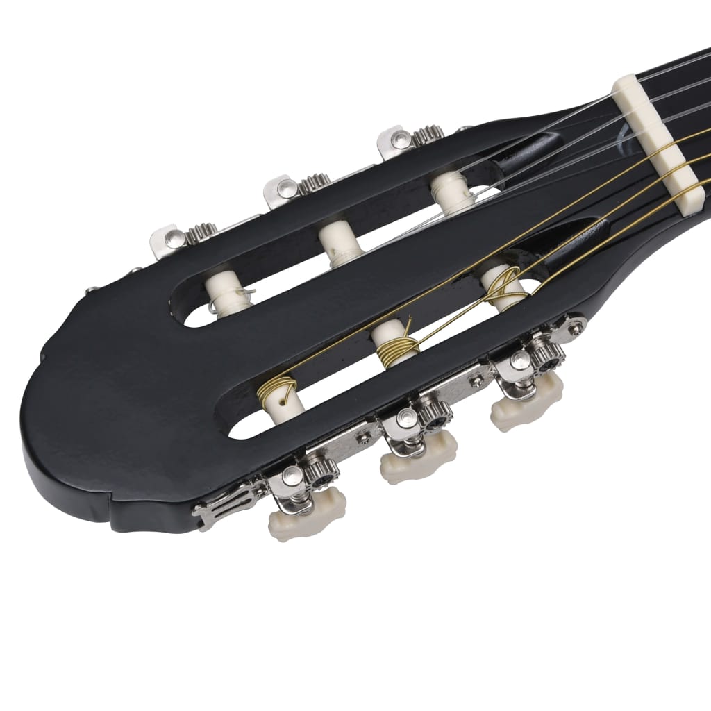 Gitaar cutaway met equalizer 6 snaren western klassiek zwart is nu te koop bij PeponiXL, paradijselijk wonen!