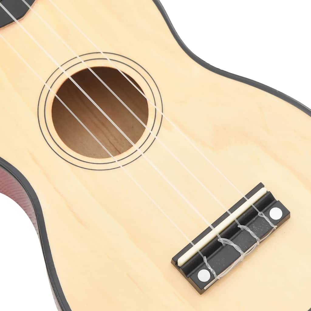 Ukuleleset met tas voor kinderen sopraan 21'' lichthoutkleurig is nu te koop bij PeponiXL, paradijselijk wonen!