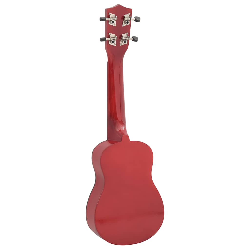 Ukuleleset met tas voor kinderen sopraan 23'' lichthoutkleurig is nu te koop bij PeponiXL, paradijselijk wonen!