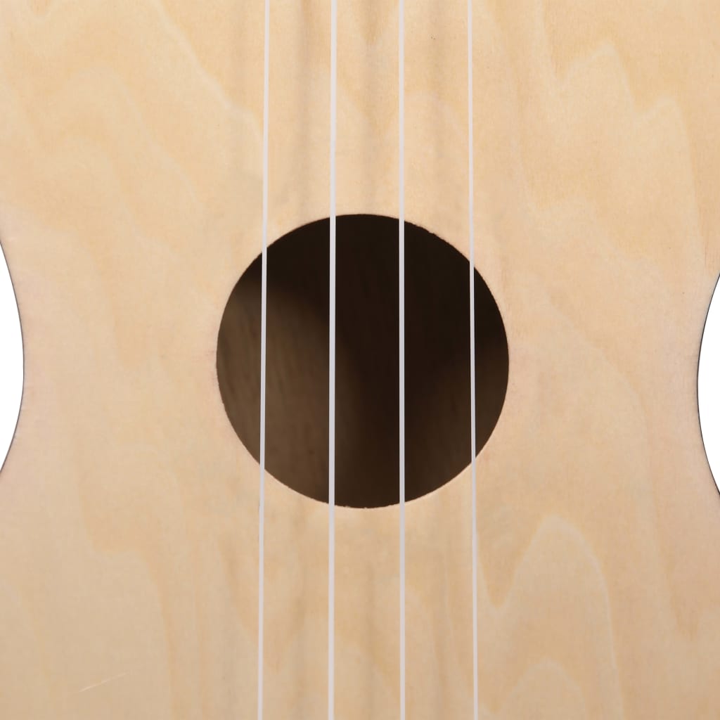 Ukuleleset met tas voor kinderen sopraan 23'' lichthoutkleurig is nu te koop bij PeponiXL, paradijselijk wonen!