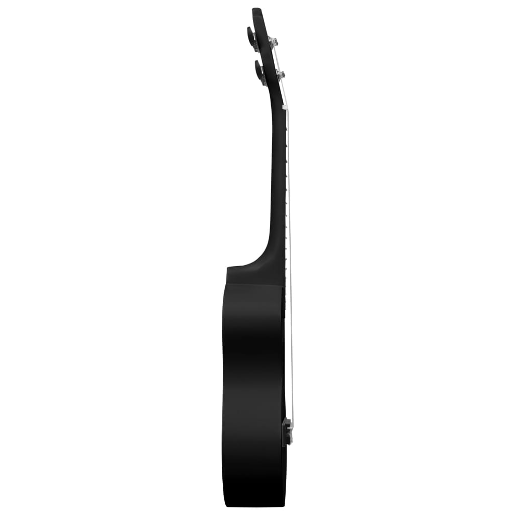 Ukuleleset met tas voor kinderen sopraan 23'' zwart is nu te koop bij PeponiXL, paradijselijk wonen!