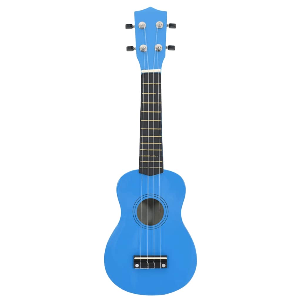 Ukuleleset met tas voor kinderen sopraan 23'' blauw is nu te koop bij PeponiXL, paradijselijk wonen!