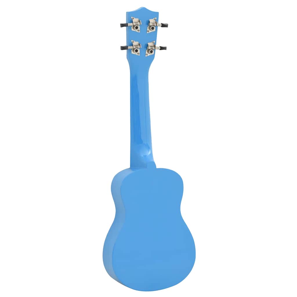 Ukuleleset met tas voor kinderen sopraan 23'' blauw is nu te koop bij PeponiXL, paradijselijk wonen!