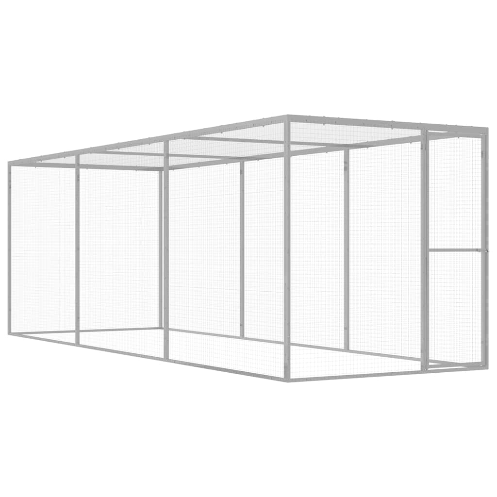Kattenkooi 4,5x1,5x1,5 m gegalvaniseerd staal is nu te koop bij PeponiXL, paradijselijk wonen!